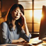 「夕方になると視界がぼやけるのは“目のズレ”かもしれません｜疲れ目と斜位の関係」