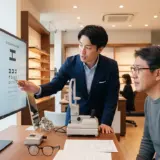 「見づらいから度数を強くしてみたのに見えない…」その理由は乱視と上下のズレでした