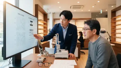 「見づらいから度数を強くしてみたのに見えない…」その理由は乱視と上下のズレでした