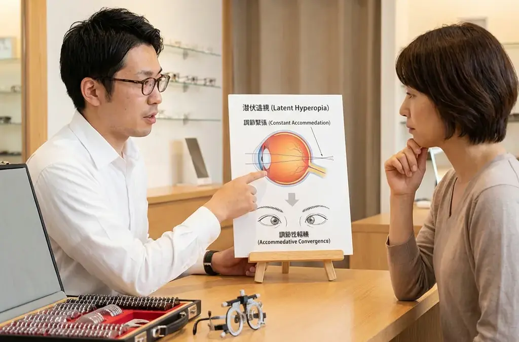 「視力は良いのに目が疲れる…」遠視の”潜伏”と、裸眼で頑張り続けるリスク