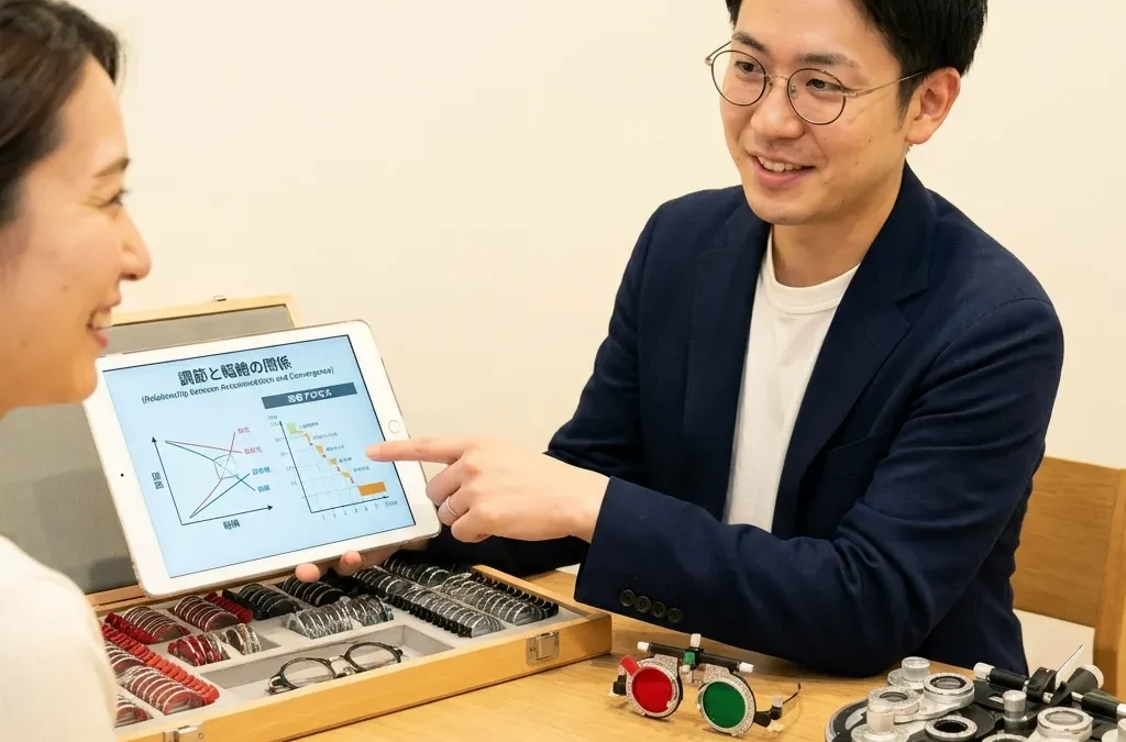 遠視の矯正不足が招いた視線合わせの不調。八王子の眼鏡店が寄り添った改善までの道のり