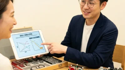 遠視の矯正不足が招いた視線合わせの不調。八王子の眼鏡店が寄り添った改善までの道のり